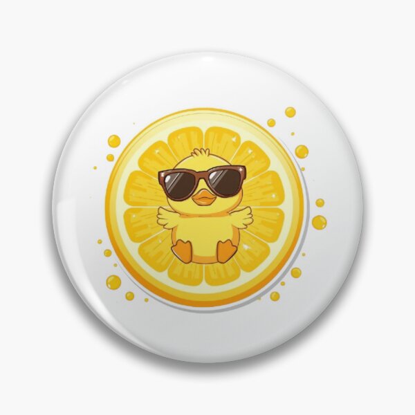 Item preview, Cute Lemon Duck Kawaii Sticker | Summer Citrus Duck Gift designed and sold by Stylestickers55.