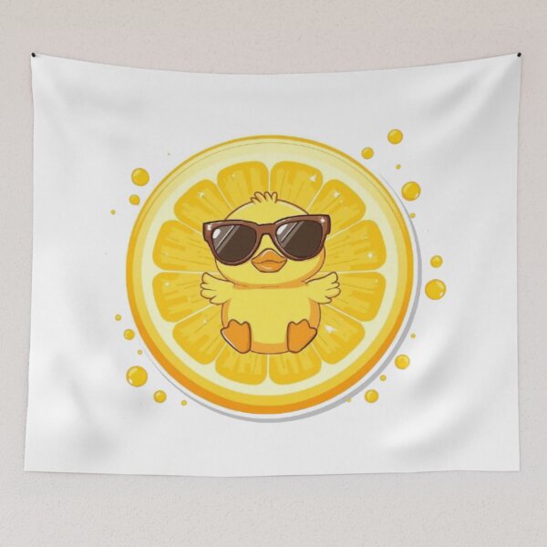 Item preview, Cute Lemon Duck Kawaii Sticker | Summer Citrus Duck Gift designed and sold by Stylestickers55.