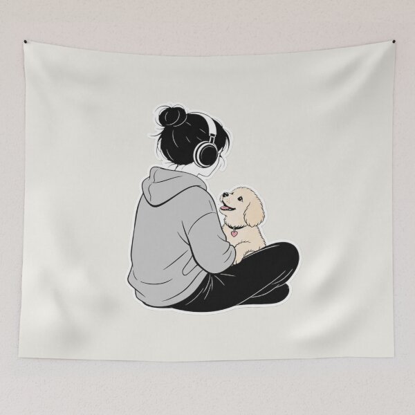Item preview, Peace Sounds Better with My Dog designed and sold by Safe Haven Pets.