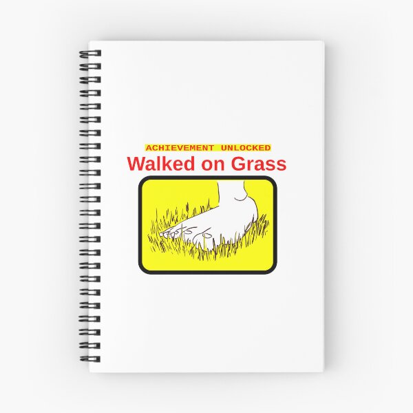 Item preview, Achievement unlocked: Walked on Grass designed and sold by LittleGreyMan2026.