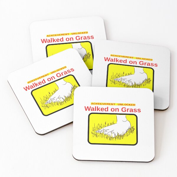 Item preview, Achievement unlocked: Walked on Grass designed and sold by LittleGreyMan2026.
