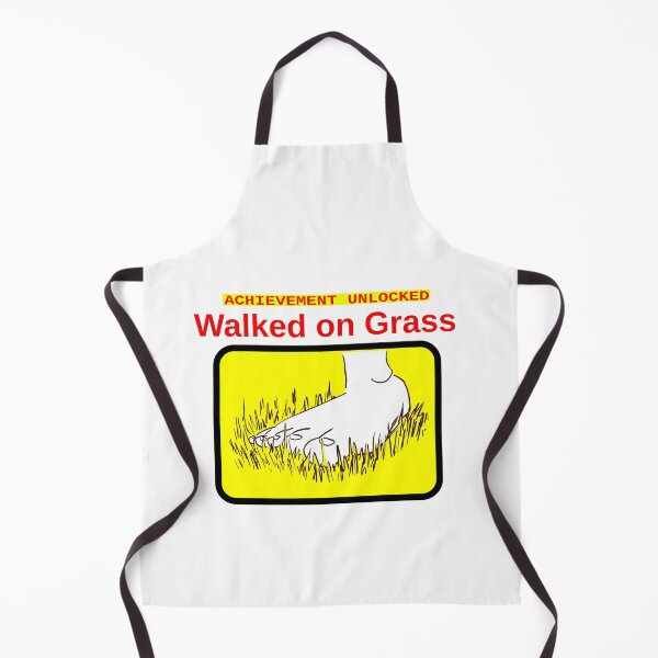 Item preview, Achievement unlocked: Walked on Grass designed and sold by LittleGreyMan2026.