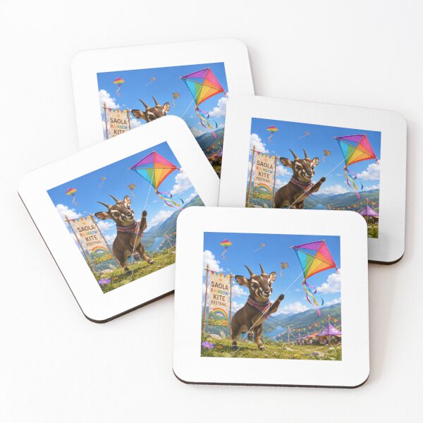 Item preview, Saola Rainbow Kite Festival Celebration designed and sold by QuirkNest Studio .
