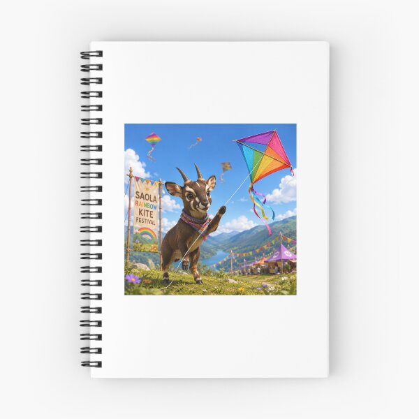 Item preview, Saola Rainbow Kite Festival Celebration designed and sold by QuirkNest Studio .