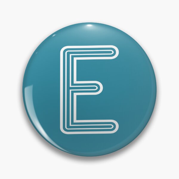 Item preview, Letter E Alphabet Initial designed and sold by Jeallan Designs.