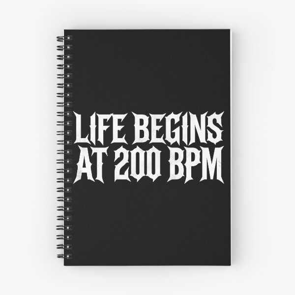 Item preview, Life Begins At 200 BPM Uptempo Hardcore designed and sold by SPAZE-Typo.