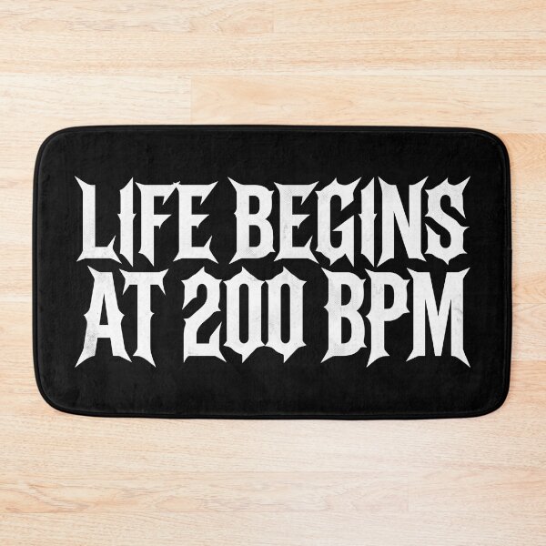 Item preview, Life Begins At 200 BPM Uptempo Hardcore designed and sold by SPAZE-Typo.