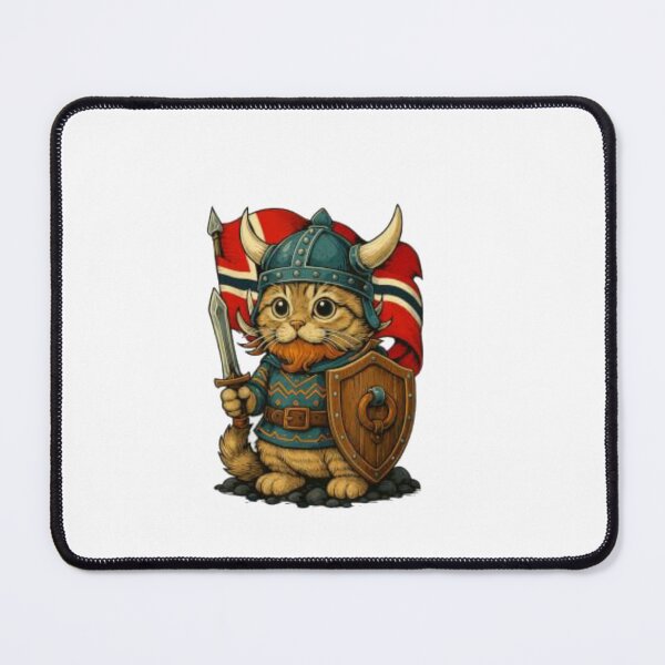 Item preview, Viking Cat Norway Norwegian designed and sold by Gbriel3.