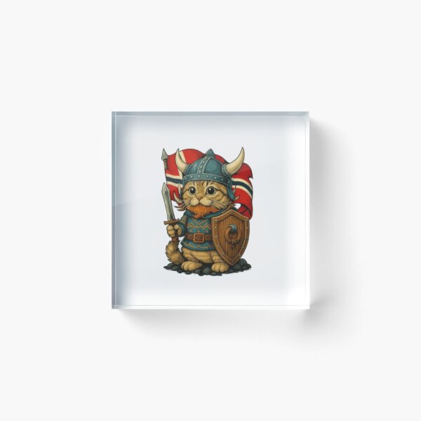 Item preview, Viking Cat Norway Norwegian designed and sold by Gbriel3.