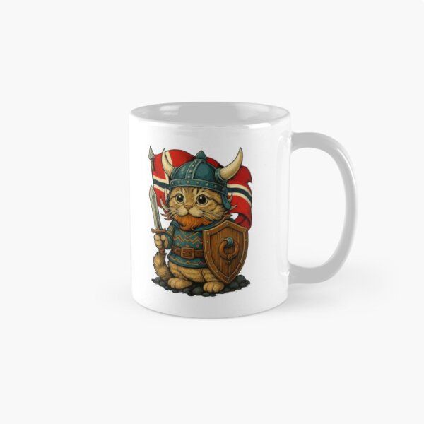 Item preview, Viking Cat Norway Norwegian designed and sold by Gbriel3.