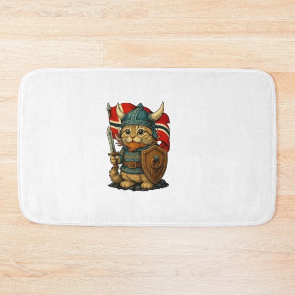 Item preview, Viking Cat Norway Norwegian designed and sold by Gbriel3.