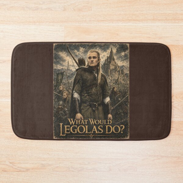 Aperçu de l'œuvre Que ferait Legolas ? créée et vendue par TeeCodes.
