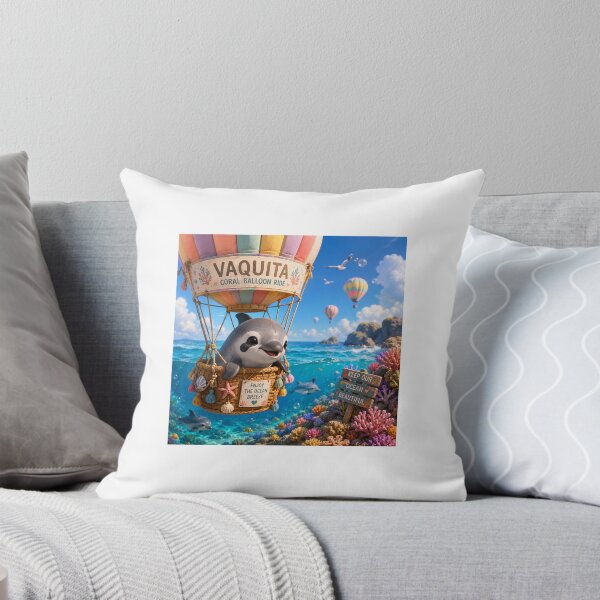 Item preview, Vaquita Coral Balloon Ride Ocean Adventure designed and sold by QuirkNest Studio .