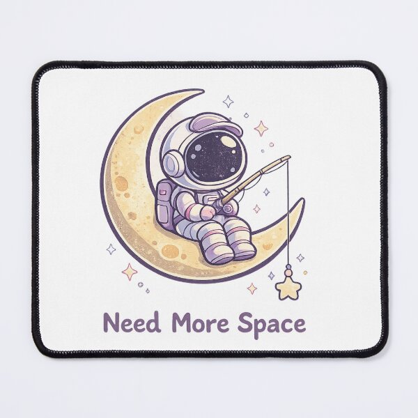 Item preview, Cute Astronaut Need More Space Moon Graphic designed and sold by Orivana.