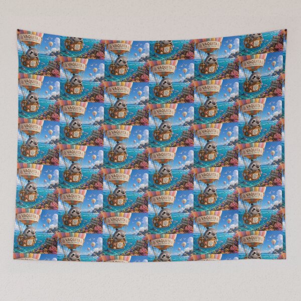 Item preview, Vaquita Coral Balloon Ride Ocean Adventure designed and sold by QuirkNest Studio .