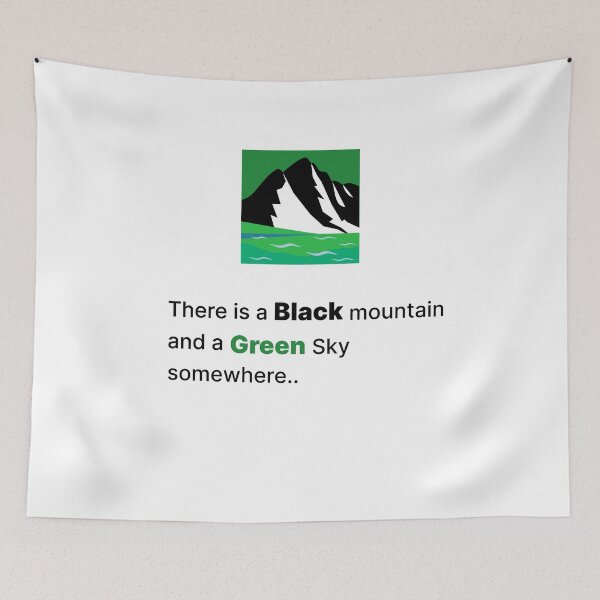 Item preview, Green Sky designed and sold by The WordCatcher Street.