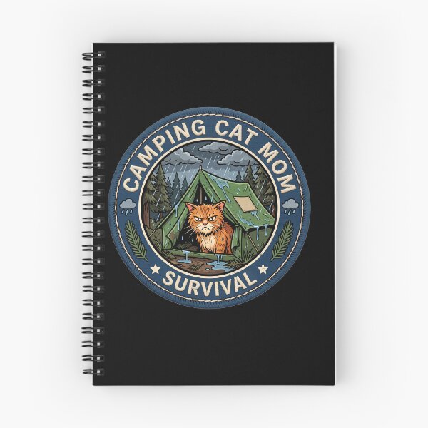 Item preview, Camping Cat Mom Sarcastic Survival Outdoor designed and sold by Oommen Studio .
