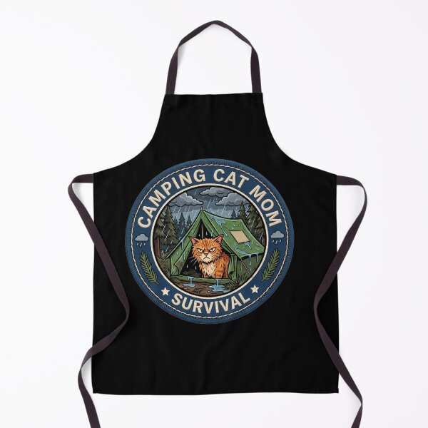 Item preview, Camping Cat Mom Sarcastic Survival Outdoor designed and sold by Oommen Studio .