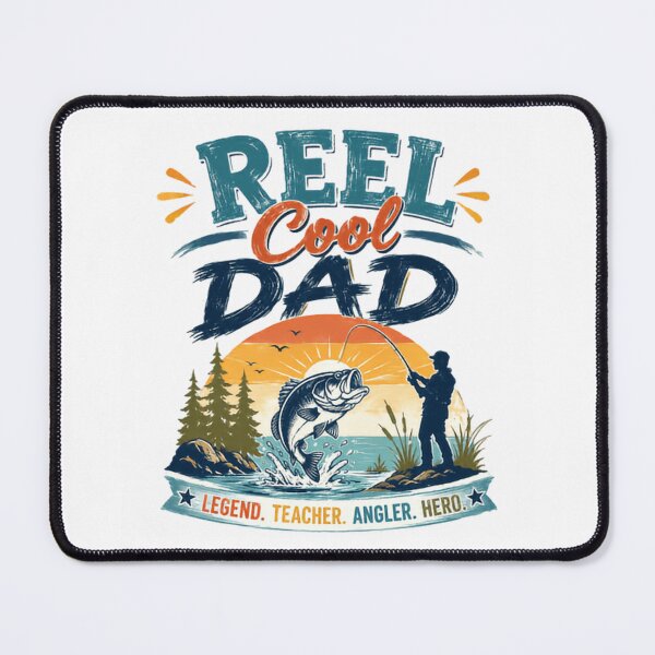 Item preview, Reel Cool Dad Legend Teacher Angler Hero Fishing Father designed and sold by JonesFlora2025.