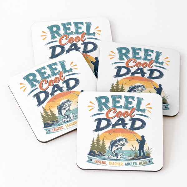 Item preview, Reel Cool Dad Legend Teacher Angler Hero Fishing Father designed and sold by JonesFlora2025.