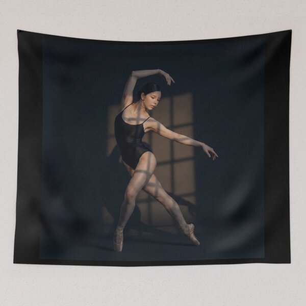 Item preview, Shion - Shadowed Grace | Dark Academia Ballerina Art designed and sold by Atelier Shion.