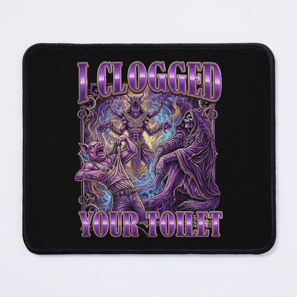 Item preview, I Clogged Your Toilet Funny Alpha Wolf Meme Stupid Brainrot T-Shirt designed and sold by stmpdwrld.