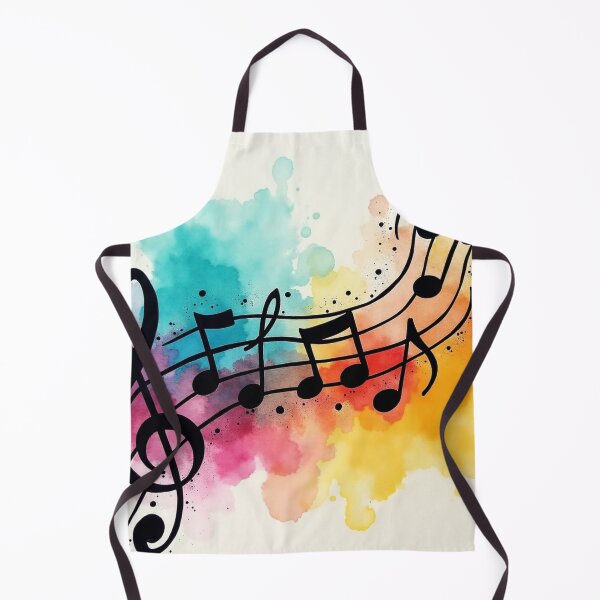 Item preview, Colorful Musical Notes Watercolor Art. designed and sold by fbtrisha.