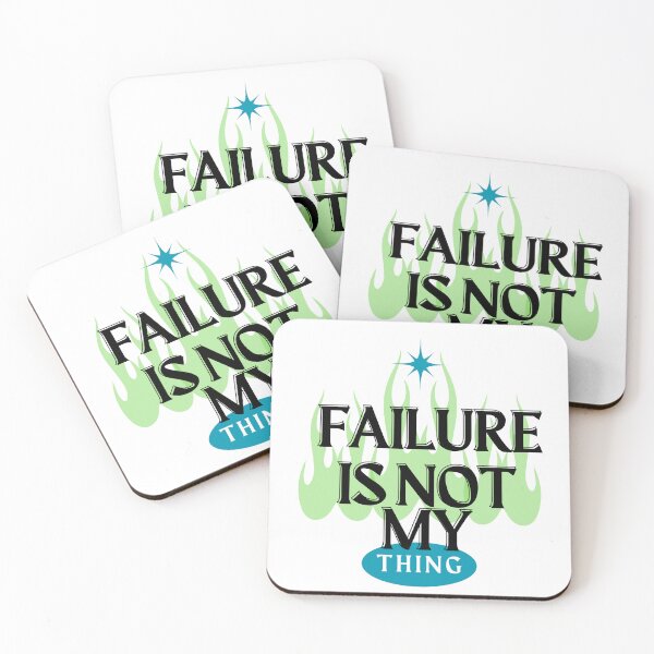 Item preview, Never Accept Failure Design designed and sold by YOANAH.