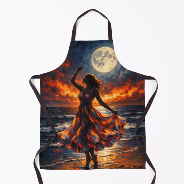 Item preview, Blue Orange Sunset Silhouette Painting Contemporary Fine Art Print designed and sold by Joey Santiago.