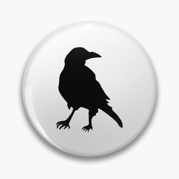 Item preview, Crow Silhouette – Minimalist Clean Design designed and sold by Soulink-Studio.