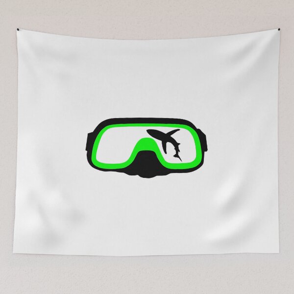 Item preview, Diving goggles + shark designed and sold by sibosssr.