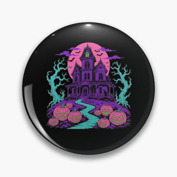 Item preview, Vintage Halloween Spooky Scene Retro Pumpkin Scary Season designed and sold by clothesy7.