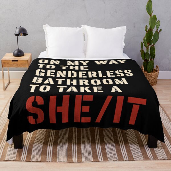 Item preview, On My Way to The Genderless Bathroom to Take a She It designed and sold by Marblaes00.