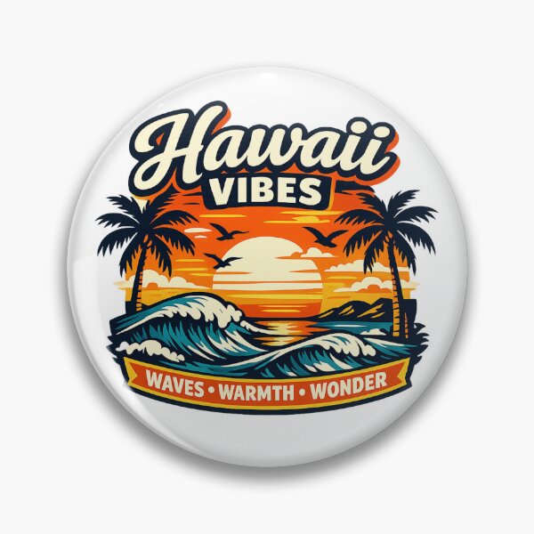 Artikelvorschau, Waves Warmth Wonder Hawaii Vibes entworfen und verkauft von DPBTees70.