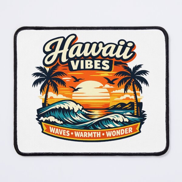 Item preview, Waves Warmth Wonder Hawaii Vibes designed and sold by DPBTees70.