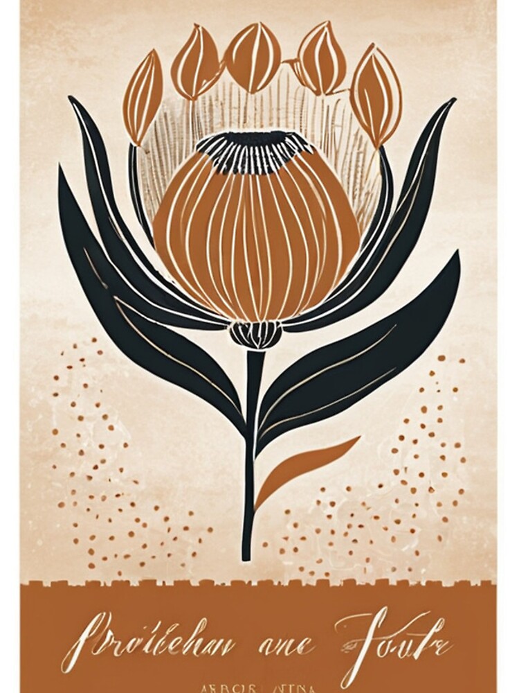 Imagen 4 de 4, Funda de iPhone con la obra Art - Floral Illustration in the Afro-Bohemian Style, Abundance of Forms, diseñada y vendida por Reverso-Design.