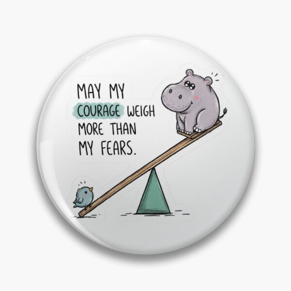 Item preview, Courage Weighs More Than My Fears designed and sold by Snurly.