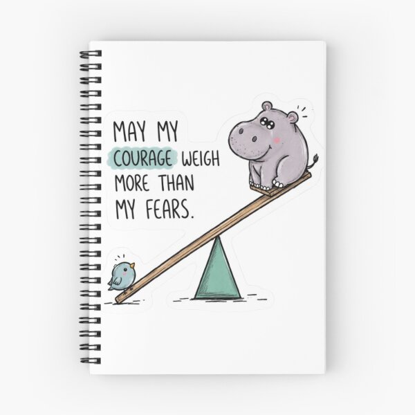 Item preview, Courage Weighs More Than My Fears designed and sold by Snurly.