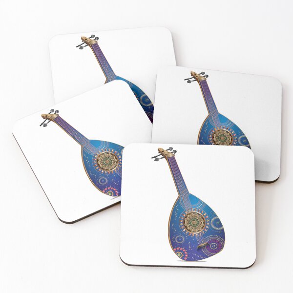 Item preview, Luxury Golden Oud Musical Instrument (Lute-Type) designed and sold by leandiajam.