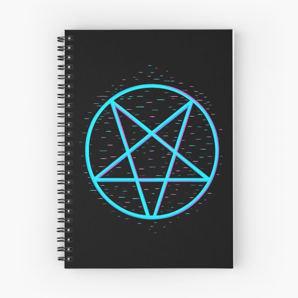 Item preview, Cyber Pentagram – Neon Glitch Occult Symbol designed and sold by JupiterGlitchEmpire.
