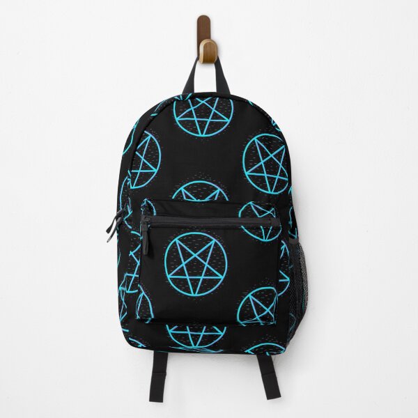 Item preview, Cyber Pentagram – Neon Glitch Occult Symbol designed and sold by JupiterGlitchEmpire.
