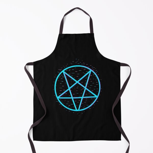 Item preview, Cyber Pentagram – Neon Glitch Occult Symbol designed and sold by JupiterGlitchEmpire.