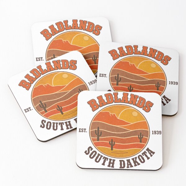 Item preview, Badlands South Dakota Desert Emblem designed and sold by castillomiami.