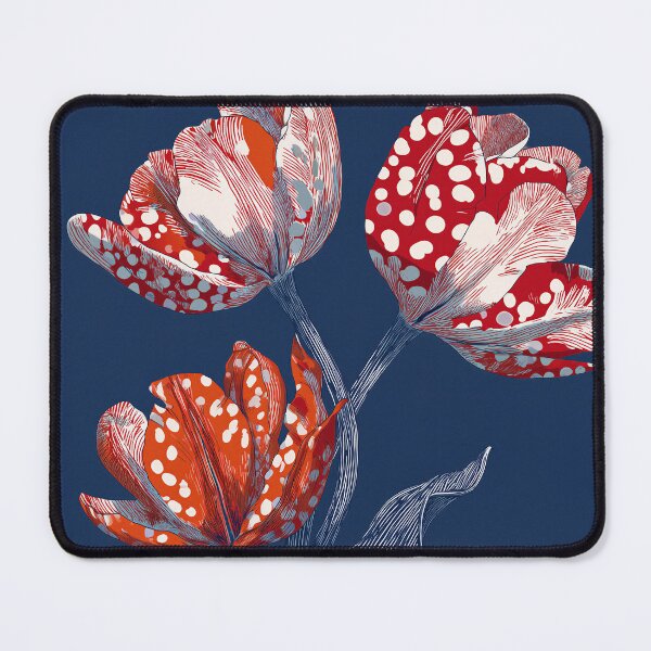 Item preview, Modern Graphic Red White Blue Tulip designed and sold by AquariusCr8iv.