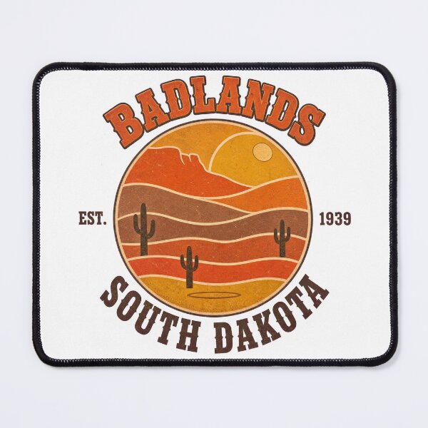 Item preview, Badlands South Dakota Desert Emblem designed and sold by castillomiami.