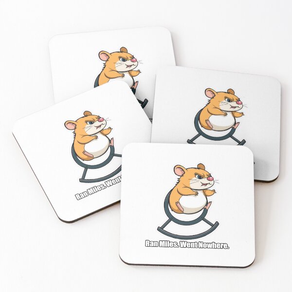 Item preview, Hamster - Ran Miles Went Nowhere - Funny Hamster Gift designed and sold by pawdrops.