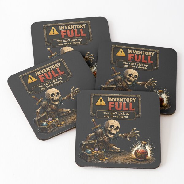 Item preview, Inventory Full Skeleton – You Can't Pick Up Any More Items designed and sold by PXEpic.