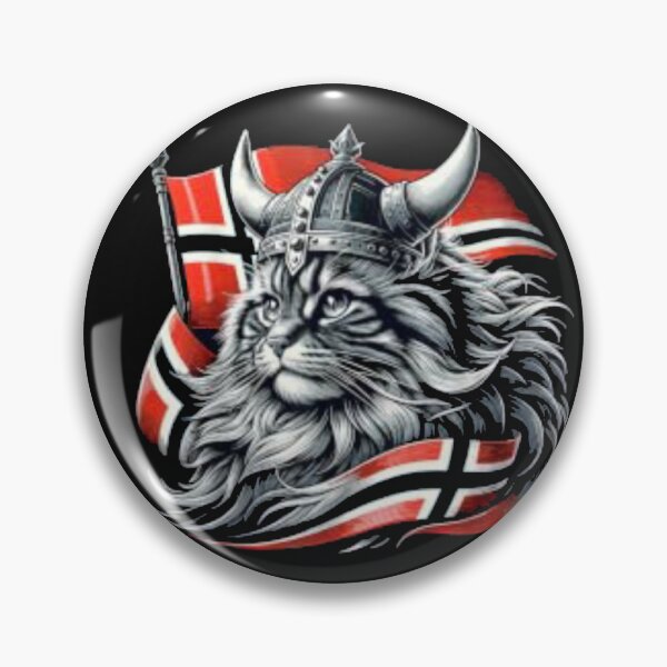 Item preview, Viking Cat Norway Norwegian designed and sold by Gbriel3.