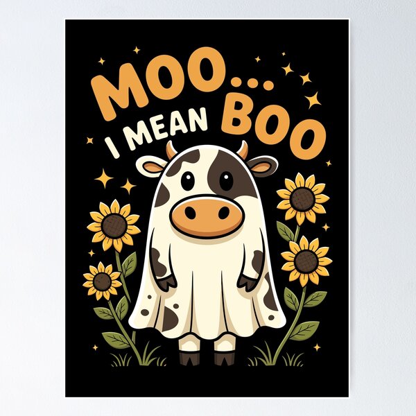 Item preview, MOO… I MEAN BOO designed and sold by jkrphoto.