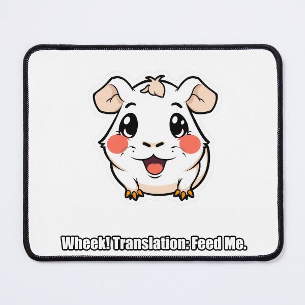 Item preview, Guinea Pig - Wheek Translation Feed Me - Funny Guinea Pig Gift designed and sold by pawdrops.